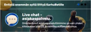 karhubet asiakaspalvelu
