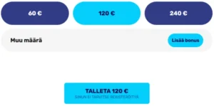 vauhdikas talletus